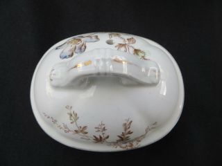 Vintage J & G Meakin Hanley England Ironstone China Teapot with Floral Pattern 6