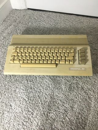 Vintage Commodore 64c Personal Computer Only No Power Supply As - Is