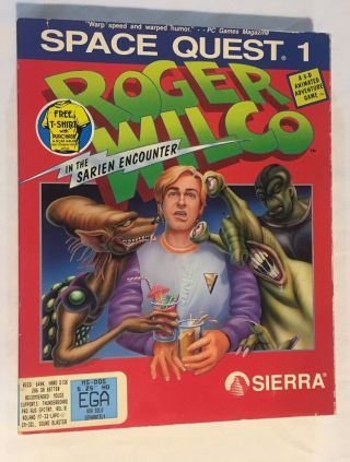 Space Quest I Roger Wilco In Sarien Encounter Ibm Pc Sierra