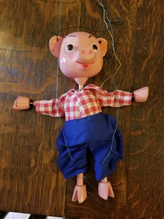 Vintage Pelham Puppet Marlborough Wilts Pig