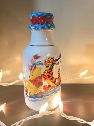 Vintage Disney Winnie The Pooh Ceramic Treasure Craft Juice Or Milk Container