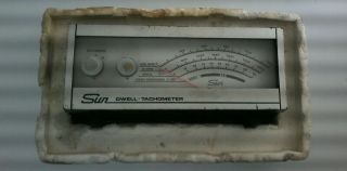 Vintage Sun Dwell Tachometer old school hot rod tool Model CP 7601 Great 2