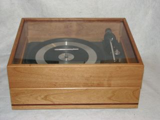 Restored Dual 1219 Turntable,  Solid Wood Base,  Glide,  Tonearm Band