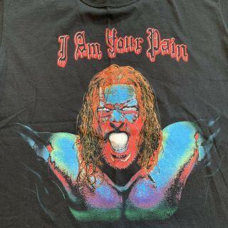 Vintage Triple H WWF I Am Your Pain T - Shirt Size Large 2