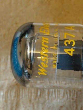 Western Electric 437 - A Tube for Preamplifier - NOS 3