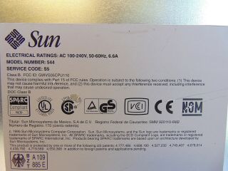 Sun Microsystems SparcStation 5 Model 544 S4128 8