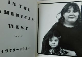 Richard Avedon Signed 1985 1st Edition,  In The American West,  Photography