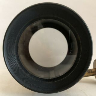 Large Antique B&L Bausch & Lomb Petzval Brass Camera Lens 5