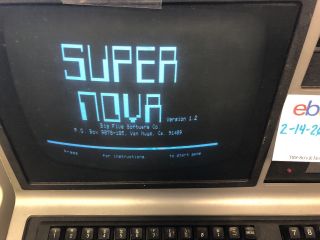 Nova Big Five Software 16k Tape Trs - 80 Model I/iii Classic