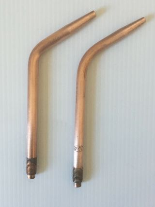 Vintage Meco Aviator Jet Torch Tips Size 00 Meco & Size 0 By National Torch Tip