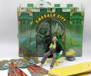 1974 Vintage Mego Wizard Of Oz Emerald City Playset W/ Box 8 " Toys