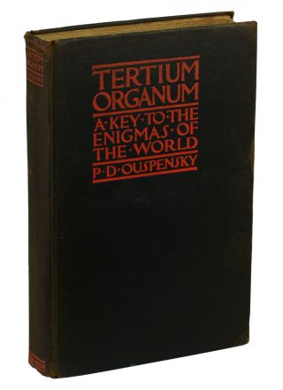 Tertium Organum By P.  D.  Ouspensky First Edition 1920 Occult Gurdjieff 1st