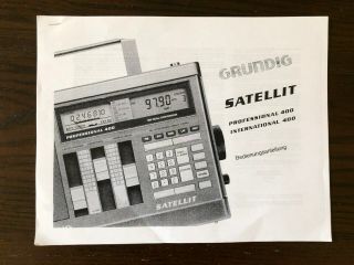 Grundig Satellit 1400SL Professional Multiband Radio Receiver - 2