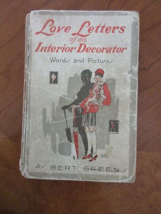 VINTAGE Book Love Letters Decorator/ART DECO/Black African American Illustration 8