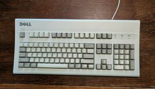 Vintage Dell Ps/2 At101w Mechanical Keyboard Gyum90sk Black Alps