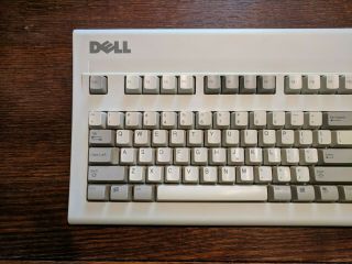 Vintage Dell PS/2 AT101W Mechanical Keyboard GYUM90SK Black ALPS 4