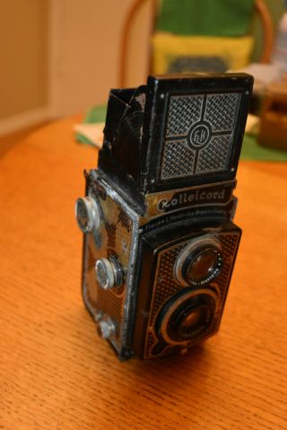 Rolleicord Tapeten Art Deco Tlr Camera For Repair Or Restoration,  No Res.  S