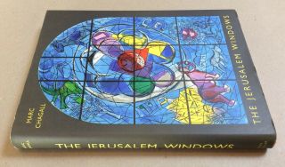 The Jerusalem Windows by Marc Chagall 2 LITHOGRAPHS First Edition Hard Bound DJ 5