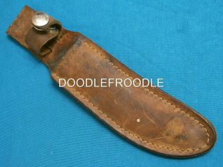 Vintage Bear Mgc Sons Sheath 4 Schrade 153uh 165ot 160ot Usa Hunting Bowie Knife