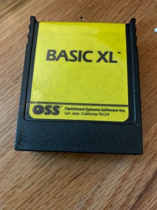Atari Basic Xl Cartridge.  Oss Precision.  Atari 400 800 Xl 65xe 130xe 1200xl