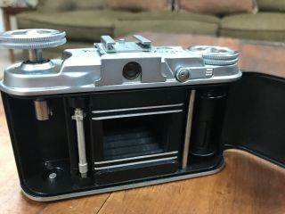 Voigtlander Vito II 35 MM film Camera W Color - Skopar 1:3.  5 50 MM Lens,  & Case 5