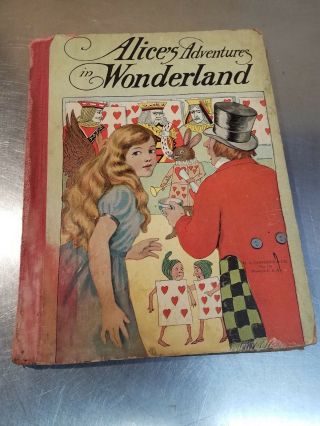 Vintage Hardback Alices Adventures In Wonderland
