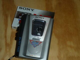 Vintage Sony TCM - 20DV Portable Cassette Tape Recorder Player Clear Voice V.  O.  R. 5
