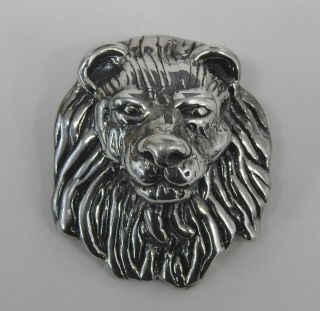 Vintage Sterling Silver Lion 