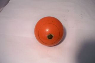 Vintage 3 " Solid Smooth Croquet Replacement Ball Orange