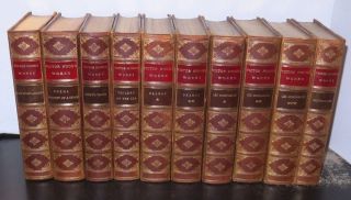 The Of Victor Hugo In 10 Volumes C 1900 Fine Bindings Illustrated Set