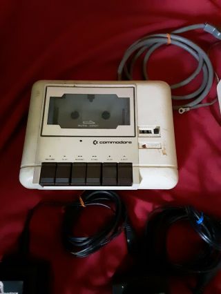 Vintage Commodore Vic 20 Computer w/C2N Cassette Player Controllers Cords Games 6