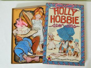 Vtg 1975 Colorforms Holly Hobbie Sew On Paper Doll Activity Kit