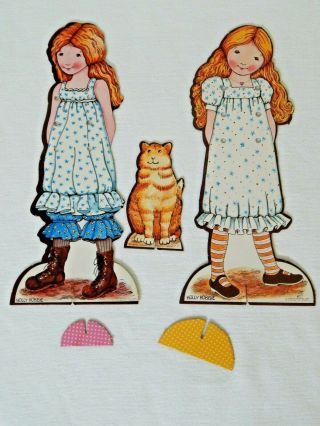 VTG 1975 Colorforms HOLLY HOBBIE Sew On Paper Doll Activity Kit 2