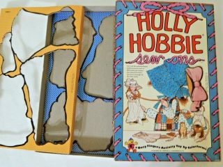 VTG 1975 Colorforms HOLLY HOBBIE Sew On Paper Doll Activity Kit 4