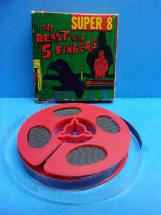 Vintage 8 The Beast With 5 Fingers Film Horror Movie Alternate Box Htf