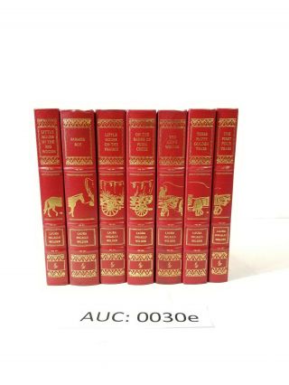 Easton Press,  Little House On The Prairie,  By Laura Ingalls Wilder Set Of 7 :30e