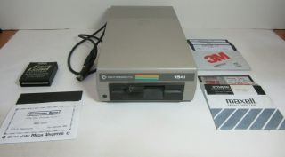 Vintage Commodore 1541 Floppy Disk Drive W/ Geos Zaxxon,  Floppy Cable Fast Load