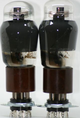 6F6G FIVRE MATCHED pair Tube Valve Röhre 1940 ' s 349a western electric we pentode 3
