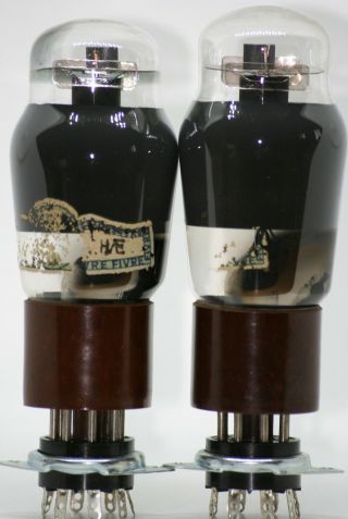 6F6G FIVRE MATCHED pair Tube Valve Röhre 1940 ' s 349a western electric we pentode 5