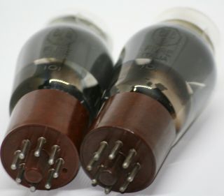 6F6G FIVRE MATCHED pair Tube Valve Röhre 1940 ' s 349a western electric we pentode 6