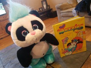 Hasbro Softies Wuzzles Pandeaver Panda Beaver Wings Vintage 1986 Disney Book