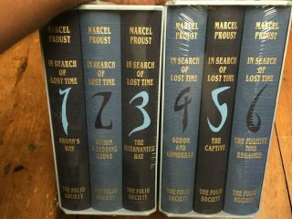 Marcel Proust In Search Of Time.  6 Volume Set,  Folio Society,