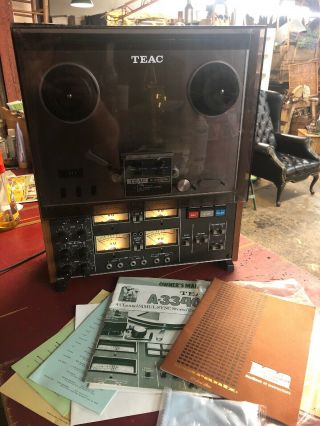 Teac A - 3340s Reel To Reel 4 Channel Hi - Fi Stereo Recorder Player