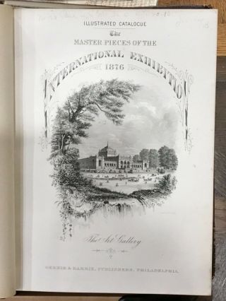 1876 Masterpieces of the Centennial Exhibition 3 Volumes Engravings 7