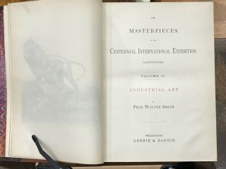 1876 Masterpieces of the Centennial Exhibition 3 Volumes Engravings 8