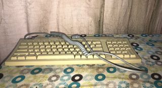 Vintage 1990 Apple Keyboard Ii,  M0487,  With Cable