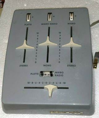 Vintage Grundig 608 Reel To Reel Tape Deck Stereo Mixer Mikro Platte Radio