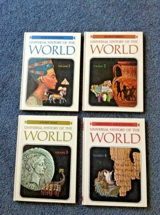 Vintage 1966 Universal History Of The World Set Volumes 1 - 8