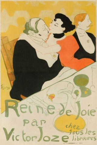 Reine De Joie Vintage Poster Toulouse Lautrec (art Prints,  Signs,  Canvas,  More)