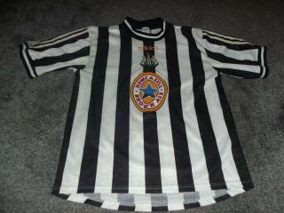 Vintage Newcastle United Football Club Home Shirt 1997 Uk Size Large